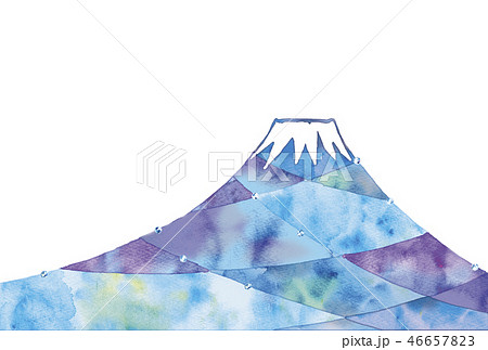 富士山のイラストのイラスト素材 46657823 Pixta