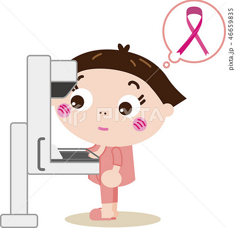 婦人科検診３_マンモグラフィー/乳房X線撮影検査 46659835