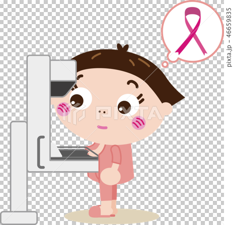 婦人科検診３_マンモグラフィー/乳房X線撮影検査 46659835