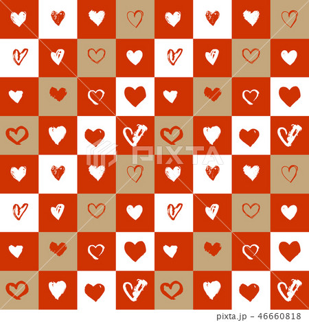Seamless heart pattern. Valentine's day background 46660818