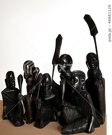 マコンデ彫刻 アフリカ工芸 手彫り マコンデ彫刻 アフリカ工芸 手彫り 46661126