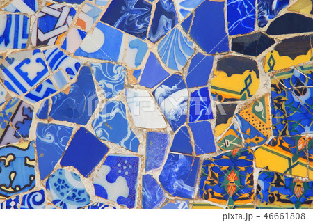 Ceramic mosaic background. Ceramic mosaic background. 46661808