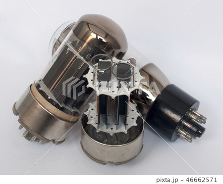 Vacuum tubes - old electronic components,  46662571
