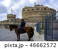 Two policemen on horseback guarding the monument 46662572