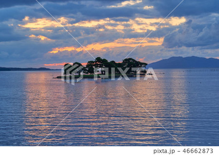 松江市宍道湖の嫁ヶ島 松江市宍道湖の嫁ヶ島 46662873