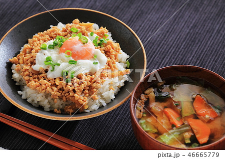 鶏そぼろ丼 鶏そぼろ丼 46665779