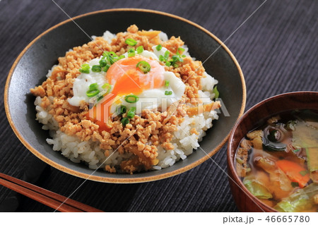 鶏そぼろ丼 鶏そぼろ丼 46665780
