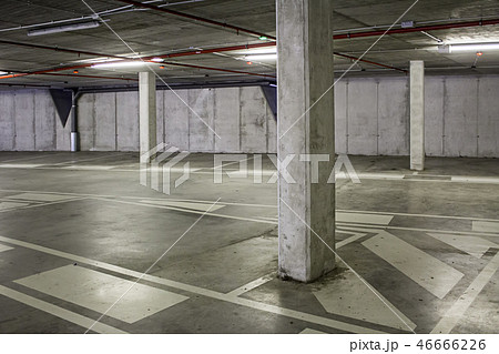 Interior of an empty parking for cars Interior of an empty parking for cars 46666226