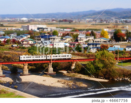 弘南鉄道大鰐線のジオラマ処理 46667756