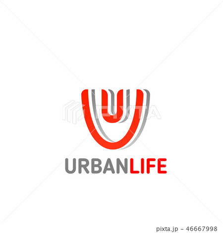 Urban life brand letter U vector icon Urban life brand letter U vector icon 46667998