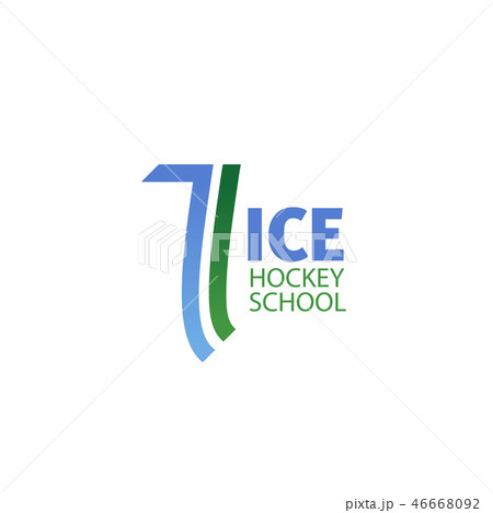 Ice hockey school letter I vector icon Ice hockey school letter I vector icon 46668092