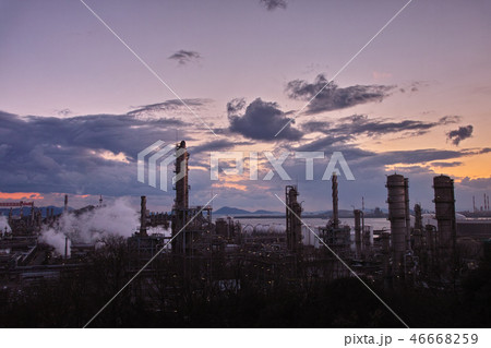 水島工場夕景 水島工場夕景 46668259