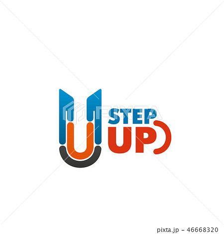 Step Up Vector Emblemのイラスト素材 46668320 Pixta