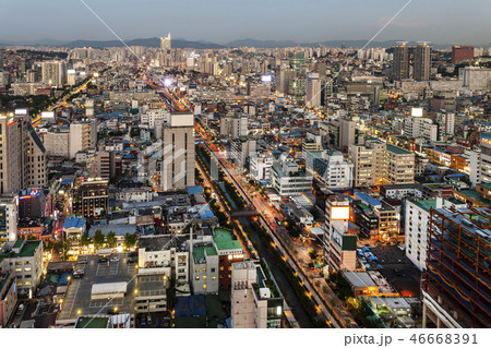 風景 清渓川 韓国 46668391