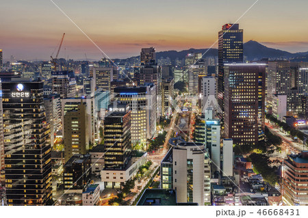 風景 夜景 夜間 46668431