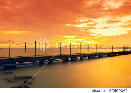 Sunset over lake Balaton, Siofok, Hungary, Europe Sunset over lake Balaton, Siofok, Hungary, Europe 46669042