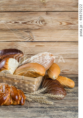 Assorted Breads and Wheat 46670222
