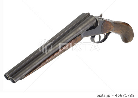 Crime gun - sawn off shotgun 46671738