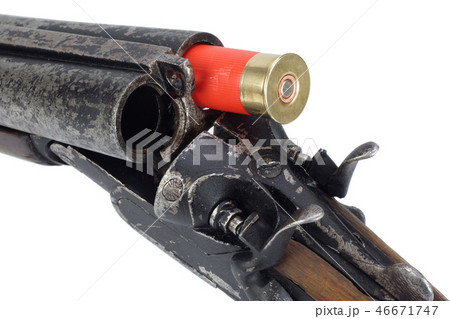 Crime gun - sawn off shotgun 46671747