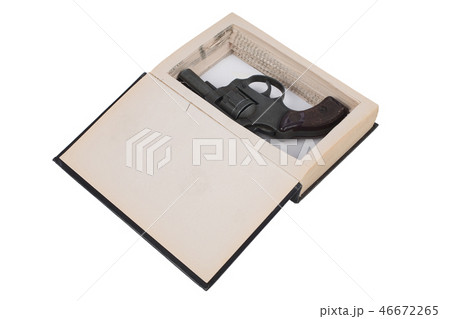 revolver gun hidden in a book revolver gun hidden in a book 46672265
