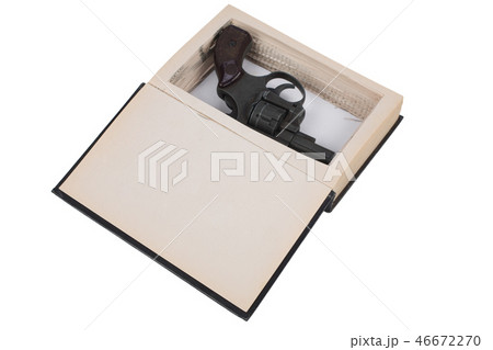 revolver gun hidden in a book revolver gun hidden in a book 46672270