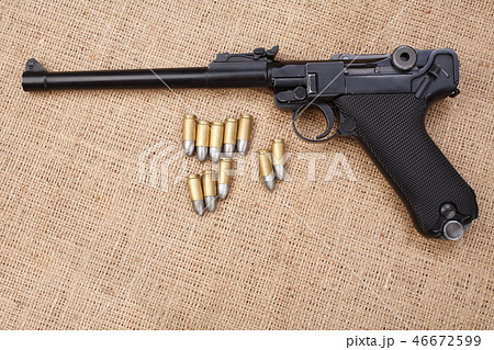 World War I period german army handgun 46672599