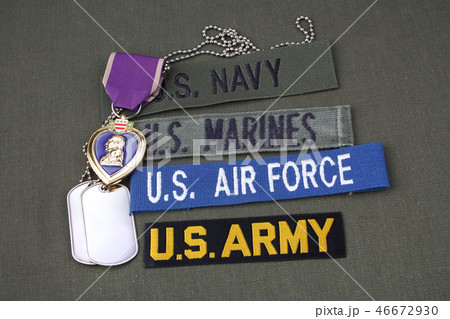 US military concept with Purple Heart award 46672930