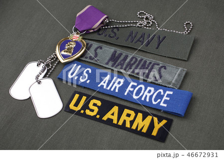 US military concept with Purple Heart award 46672931