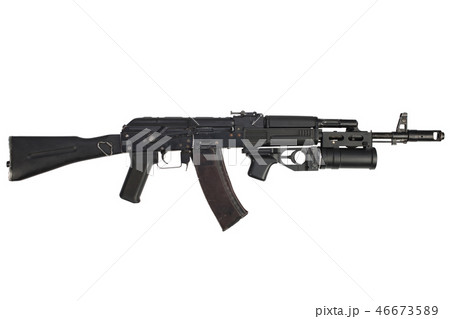 modern kalashnikov AK 74M assault rifle  46673589