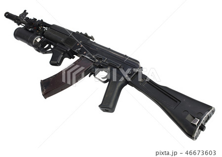 modern kalashnikov AK 74M assault rifle  46673603