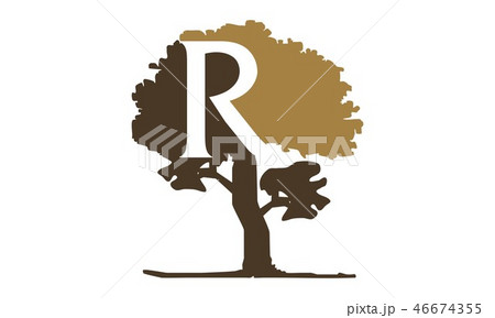 Tree Letter R Tree Letter R 46674355
