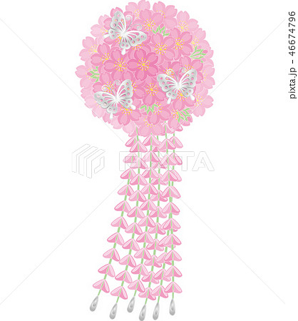 桜の花簪 46674796