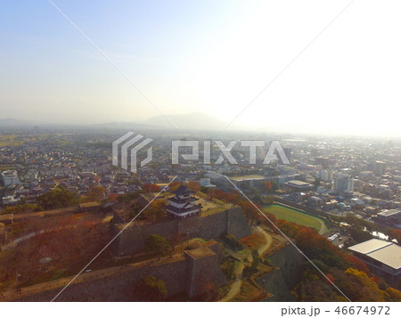 丸亀城〜ドローンで空撮（香川県丸亀市） 46674972