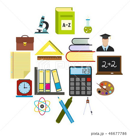 Education flat icons Education flat icons 46677786