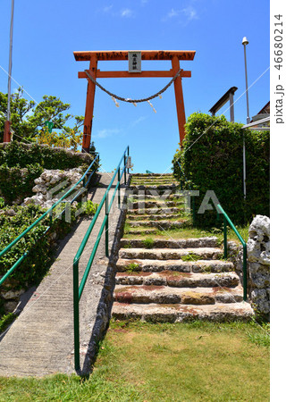 与論島　地主神社 46680214