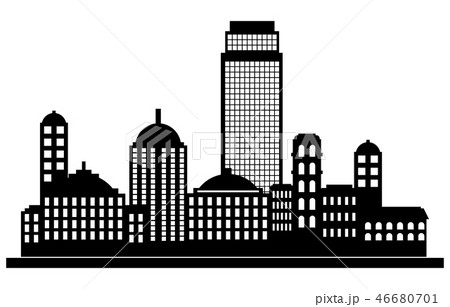City panorama silhouette 46680701