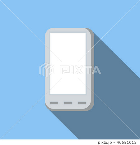 Smartphone flat icon Smartphone flat icon 46681015