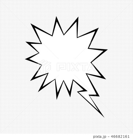 Comic speech bubble symbol 46682161