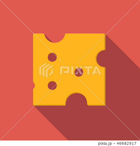 Cheese flat icon Cheese flat icon 46682917
