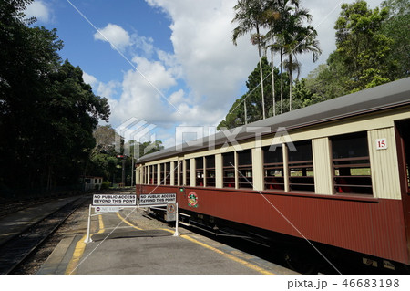 キュランダ 熱帯 雨林 シーニックレールウェイ 鉄道 駅 キュランダ 熱帯 雨林 シーニックレールウェイ 鉄道 駅 46683198