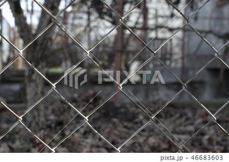 Mesh netting close-up 46683603