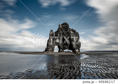 Hvitserkur rock in Iceland Hvitserkur rock in Iceland 46686217