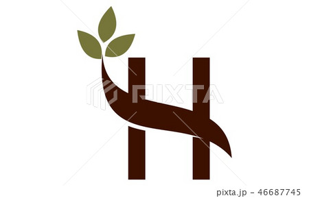 Letter H Modern 46687745