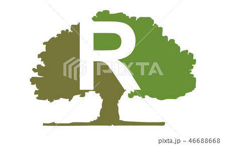 Oak Tree Letter R 46688668