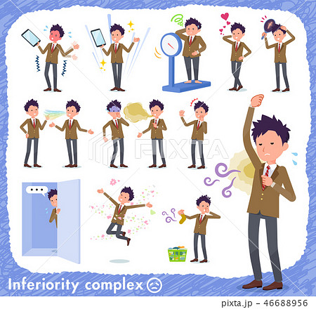 flat type school boy Brown Blazer_complex 46688956