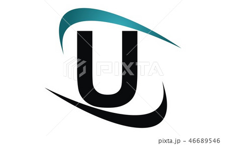 Modern icon Solution Letter U 46689546