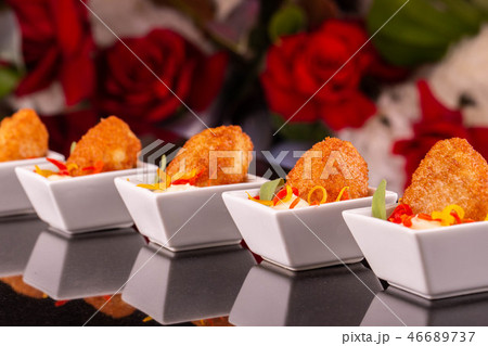 Giving portion chicken meat cutlets 46689737