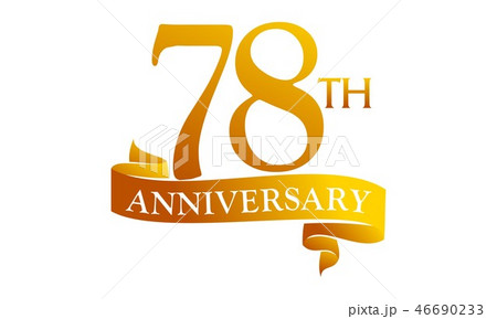 78 Year Ribbon Anniversary 78 Year Ribbon Anniversary 46690233