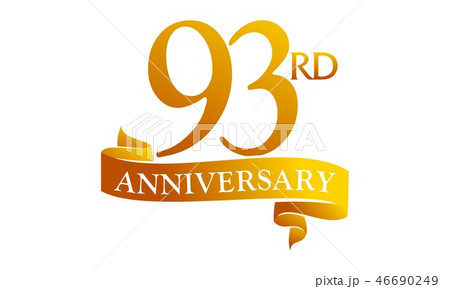 93 Year Ribbon Anniversary 46690249