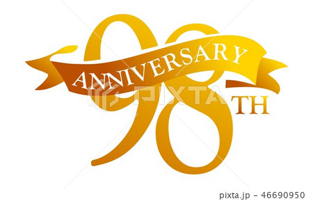 98 Year Ribbon Anniversary 46690950